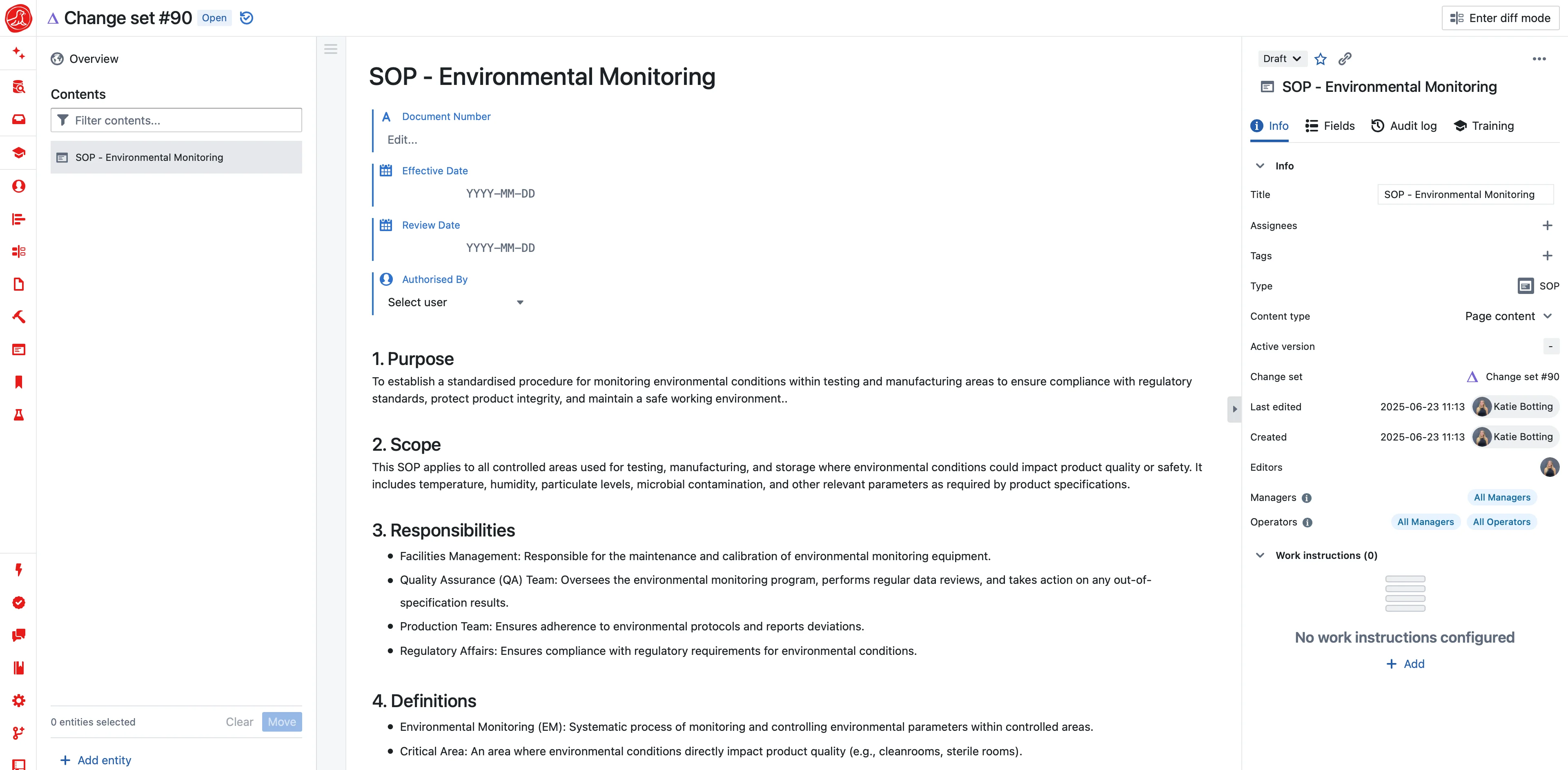 Environmental Monitoring
