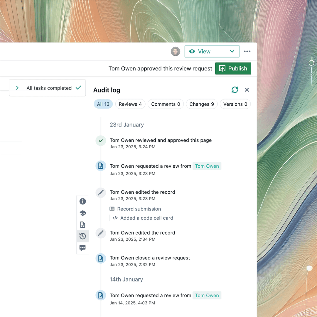 FDA 21 CFR Part 11 Compliance Visualization