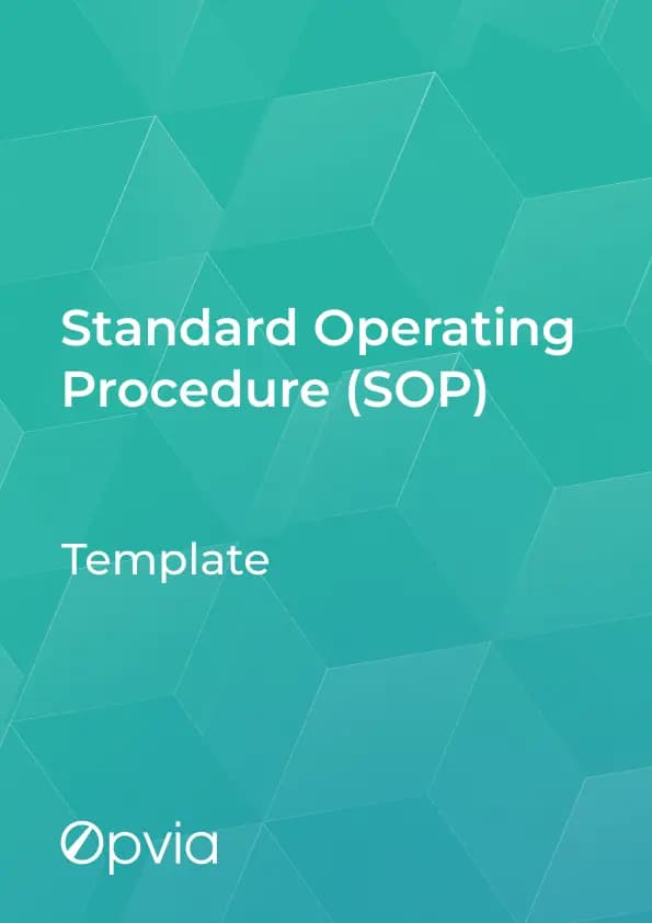 Standard Operating Procedure (SOP) Template