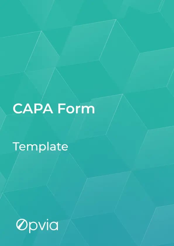 Corrective and Preventative Action (CAPA) Form [Template]