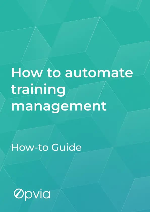 How to automate training management