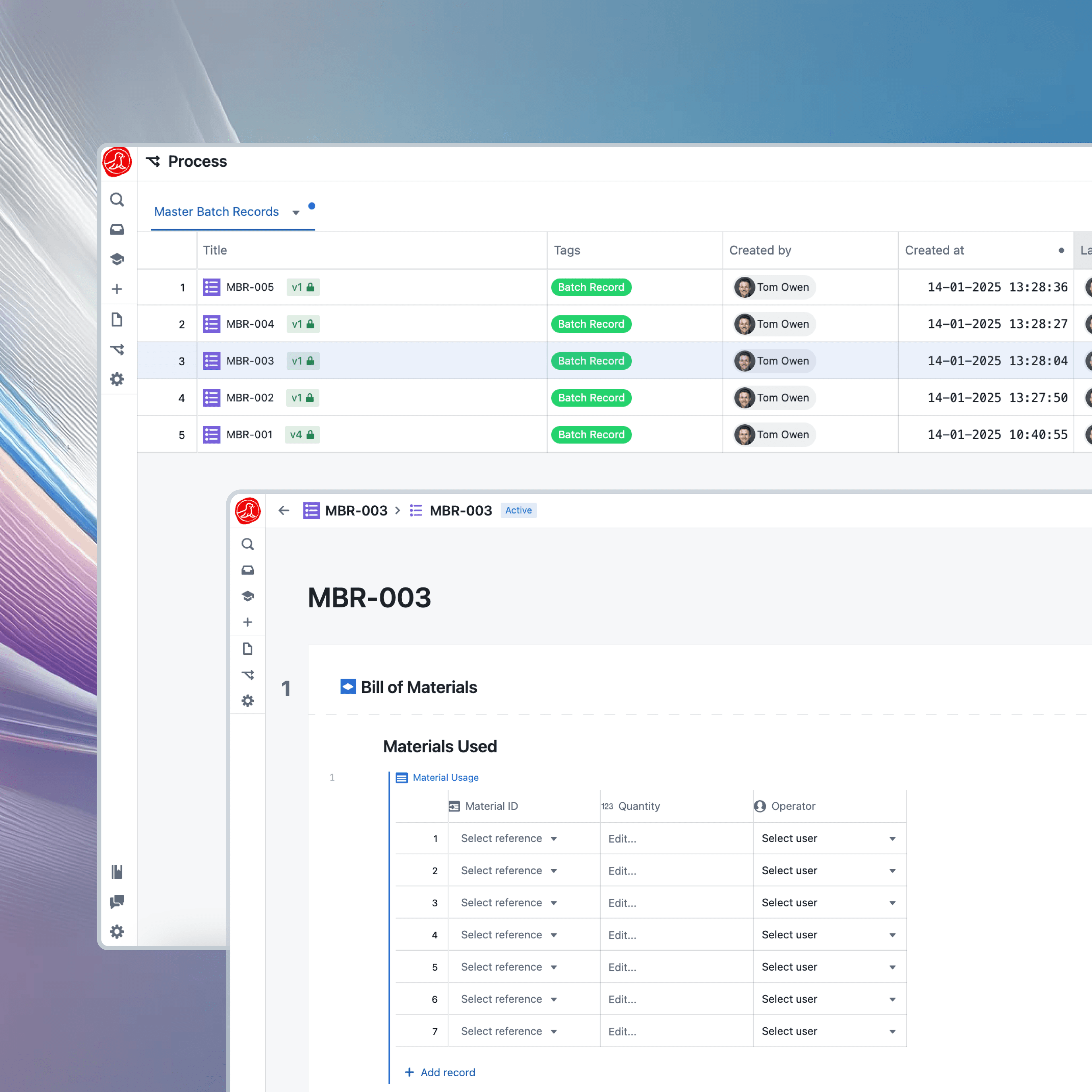 Electronic Batch Records illustration