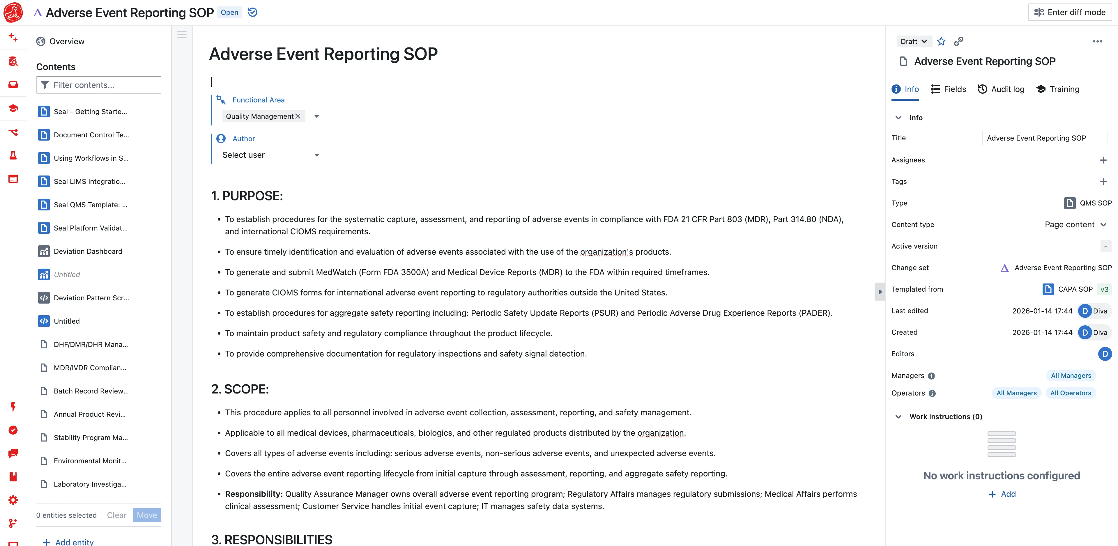 Pharmacovigilance & Drug Safety Management Software