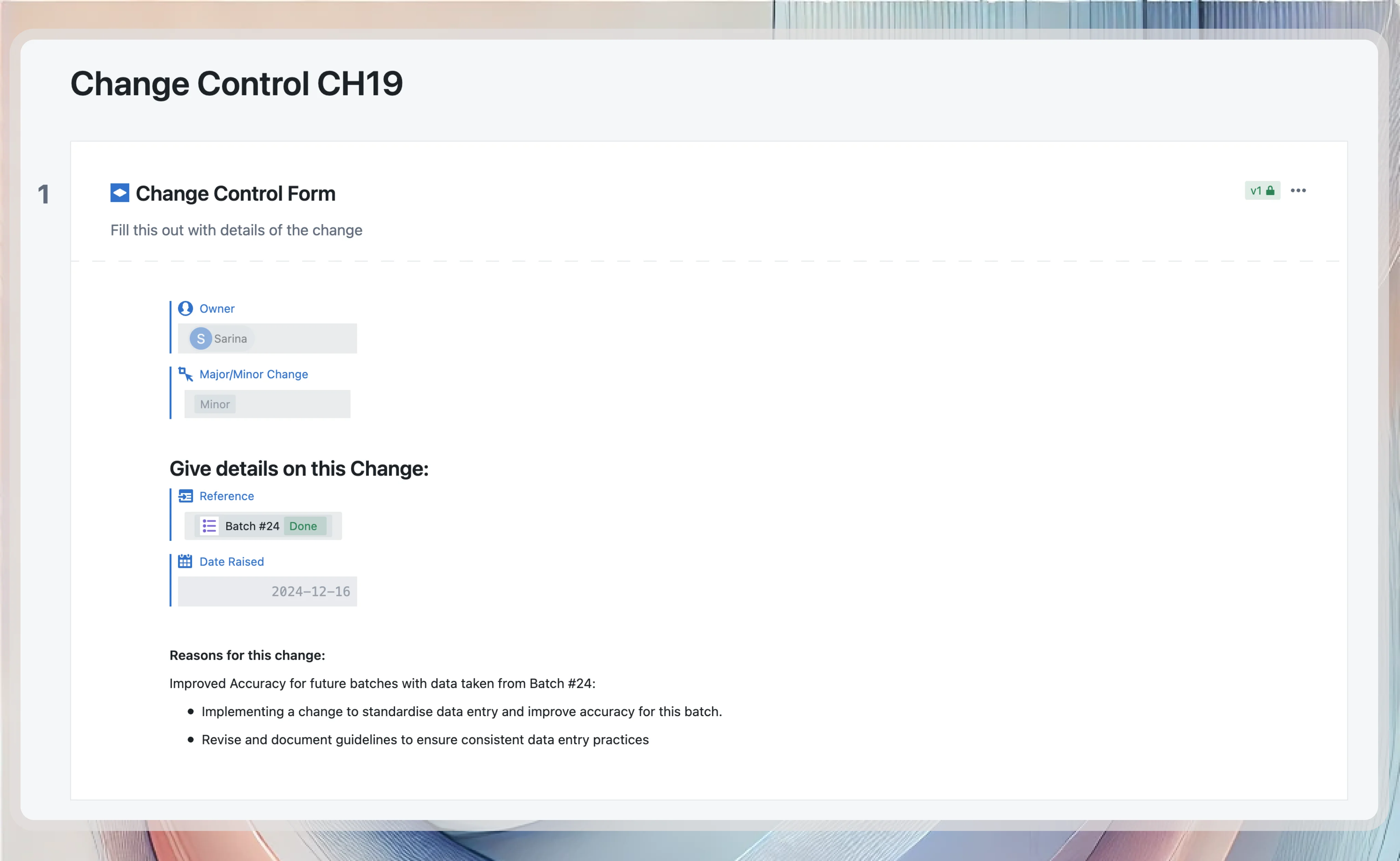 QMS Integration