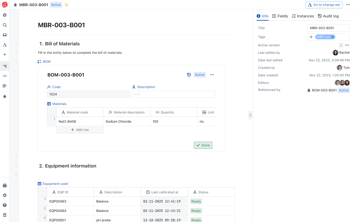 Manufacturing execution system illustration